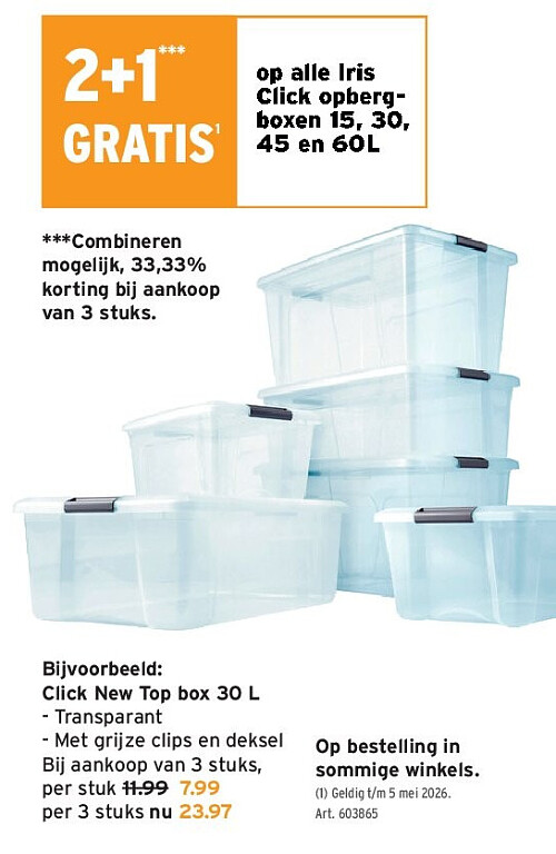 Click New Top box 30 L