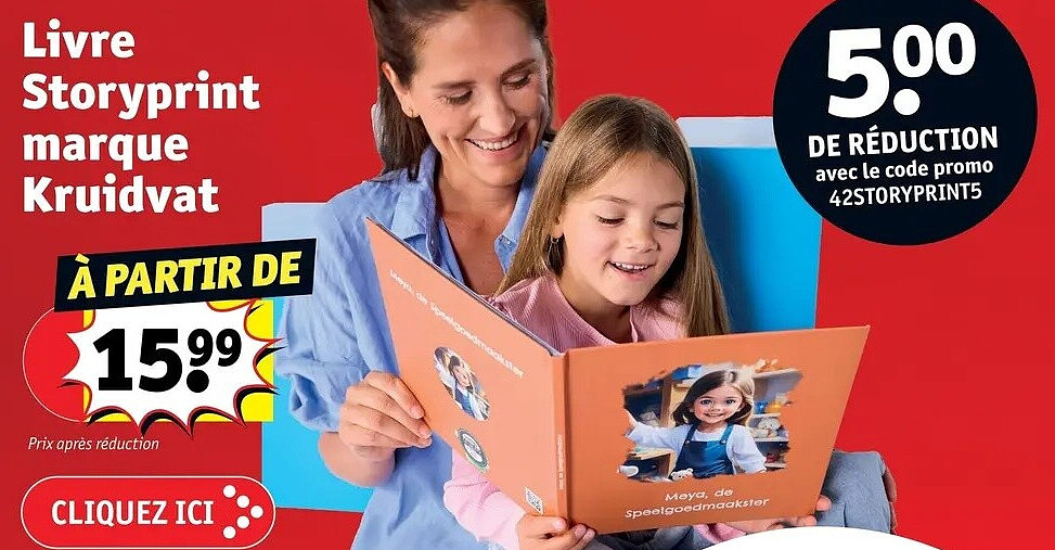 Livre Storyprint marque Kruidvat