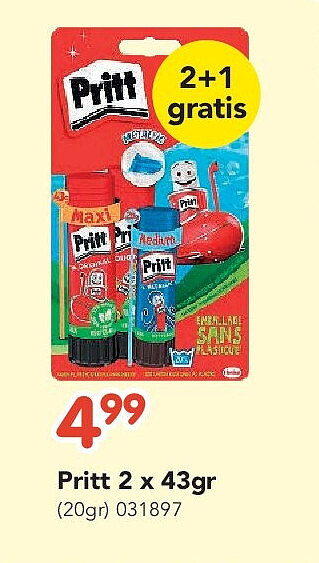 Pritt 2 x 43gr (20gr) 031897