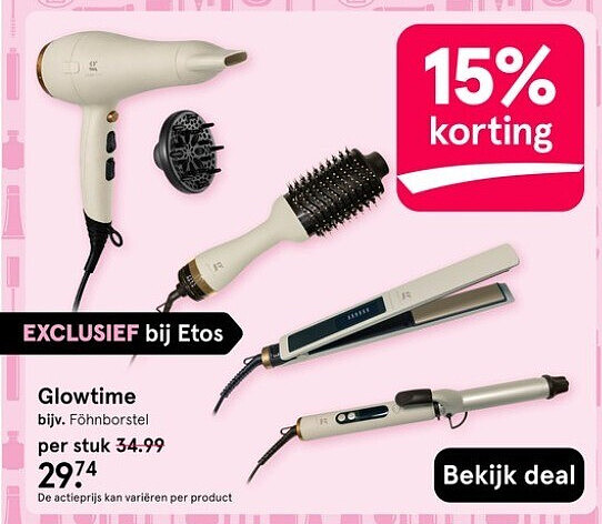 Glowtime föhnborstel