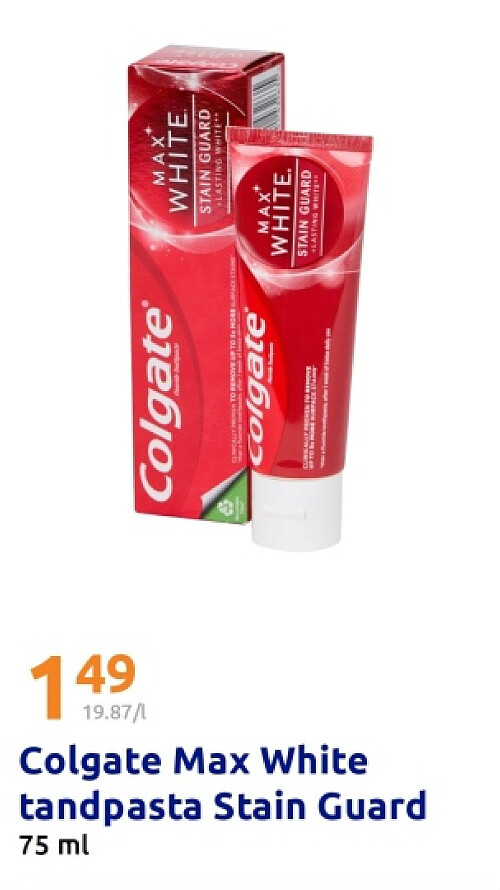 Colgate Max White tandpasta Stain Guard