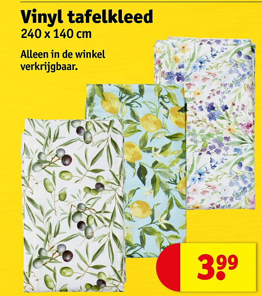 Vinyl tafelkleed