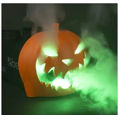 Halloween decoratie - Pompoen rookmachine met LED's