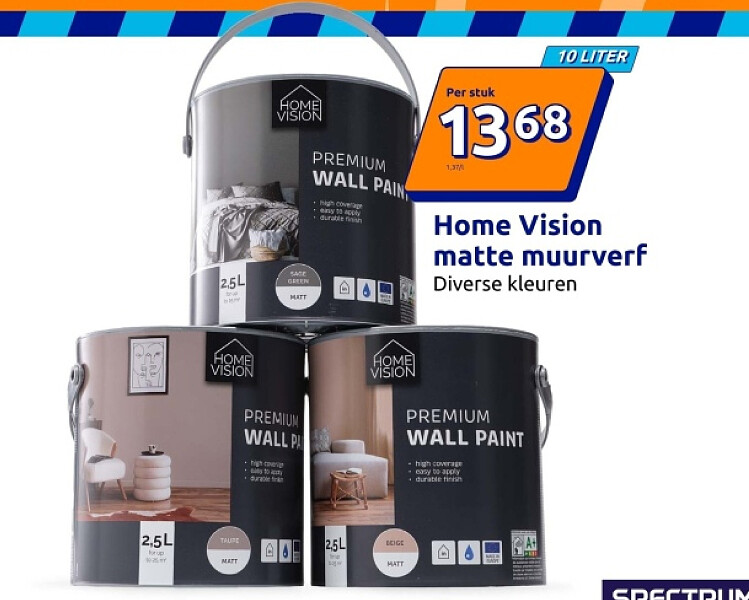Home Vision matte muurverf
