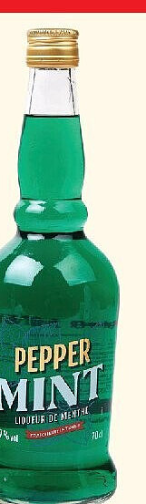 Liqueur de menthe Peppermint 17° 70 cl