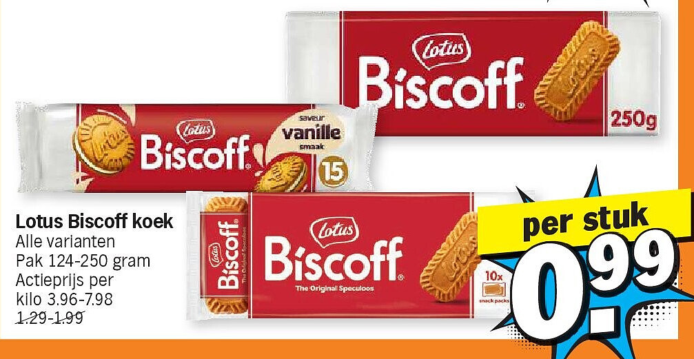 Lotus Biscoff koek