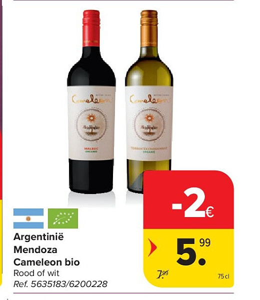 Argentinië Mendoza Cameleon bio