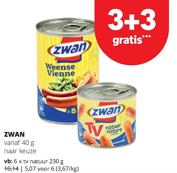 ZWAN vanaf 40 g