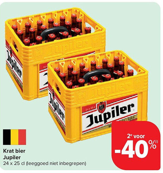 Krat bier Jupiler