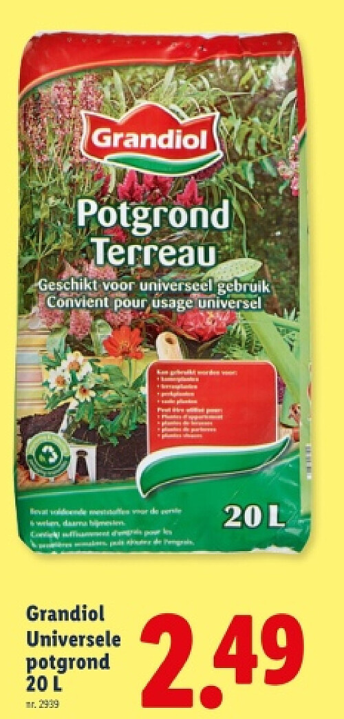 Grandiol Universele potgrond 20 L