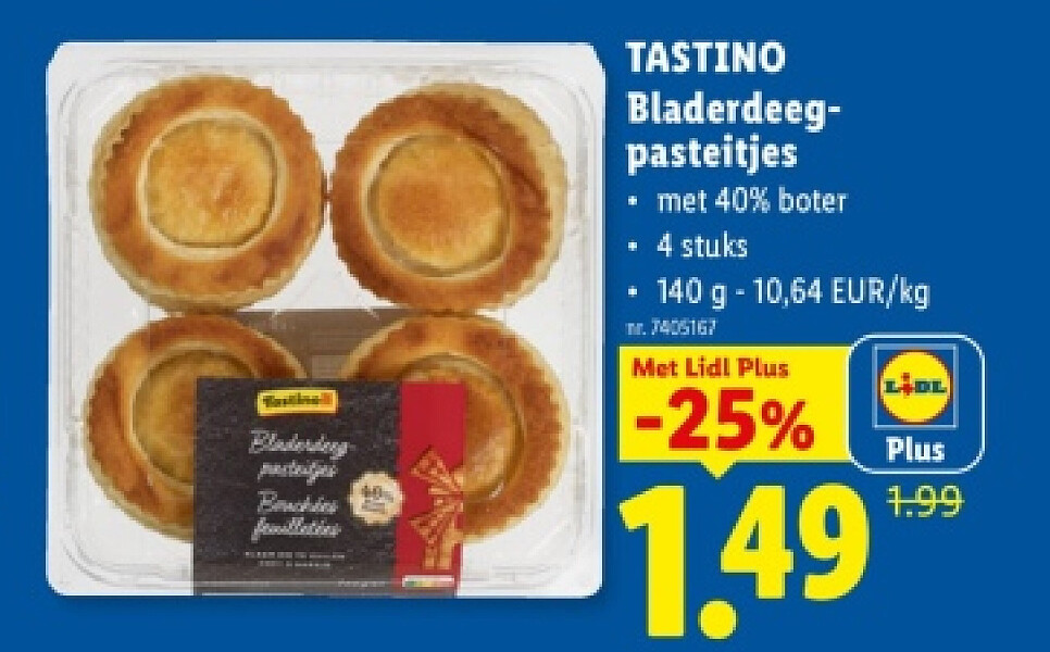 Bladerdeegpasteitjes