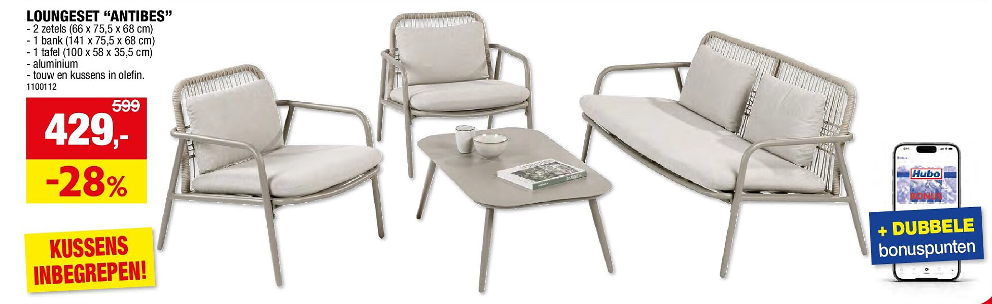 LOUNGESET “ANTIBES”