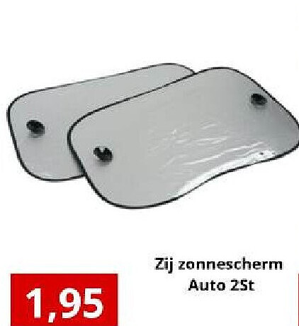Zij zonnescherm Auto 2St