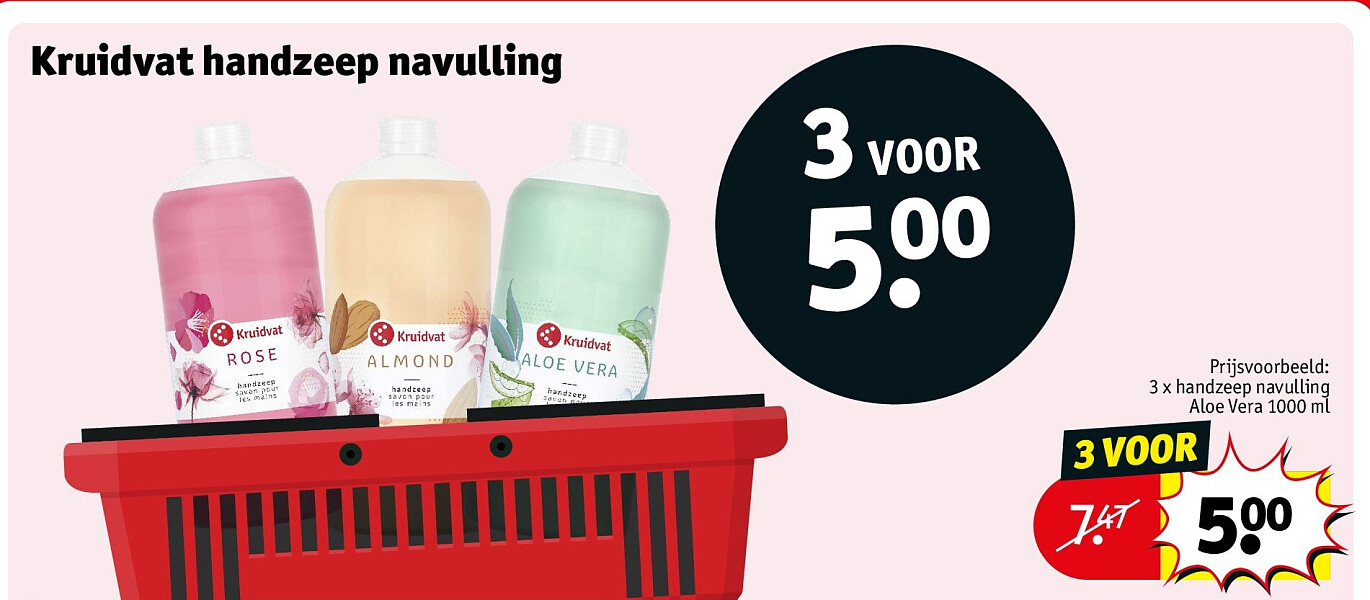 Kruidvat handzeep navulling