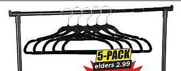 Kledinghangers 5-pack