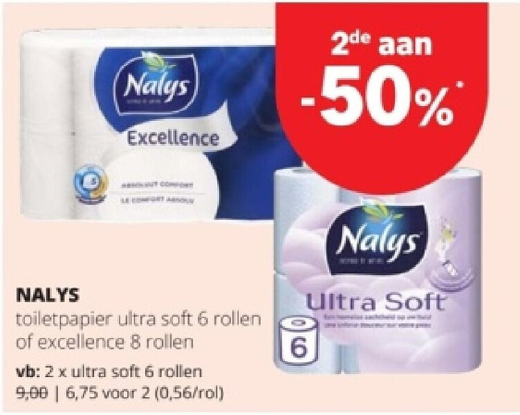 NALYS ultra soft 6 rollen