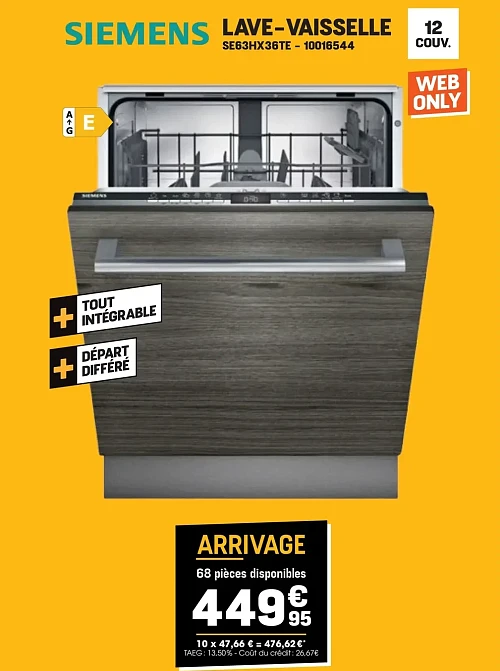 SIEMENS LAVE-VAISSELLE