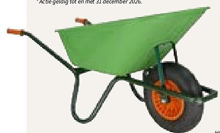Vabor kruiwagen 100 l