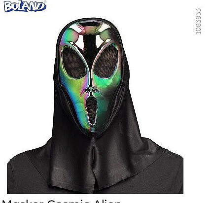 Masker Cosmic Alien Met Kap