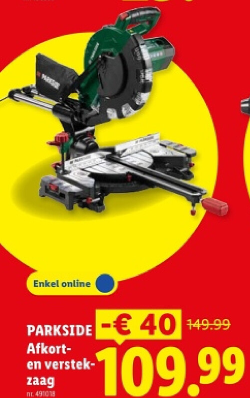 Afkorten verstekzaag