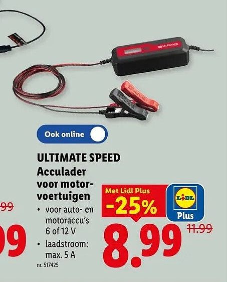 Acculader voor motorvoertuigen