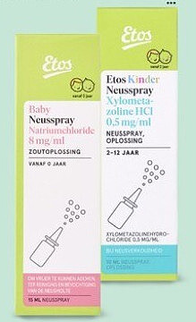 Etos neussprays baby en kind