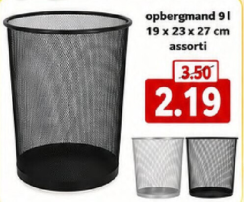 opbergmand 91 19 x 23 x 27 cm