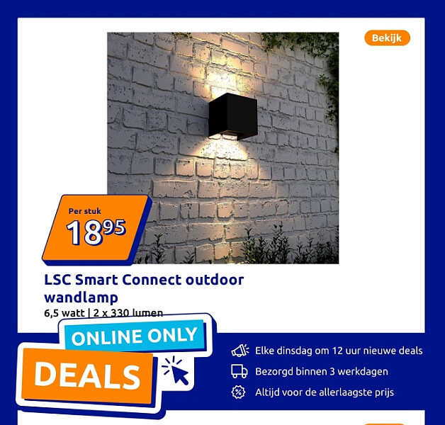 LSC Smart Connect outdoor wandlamp