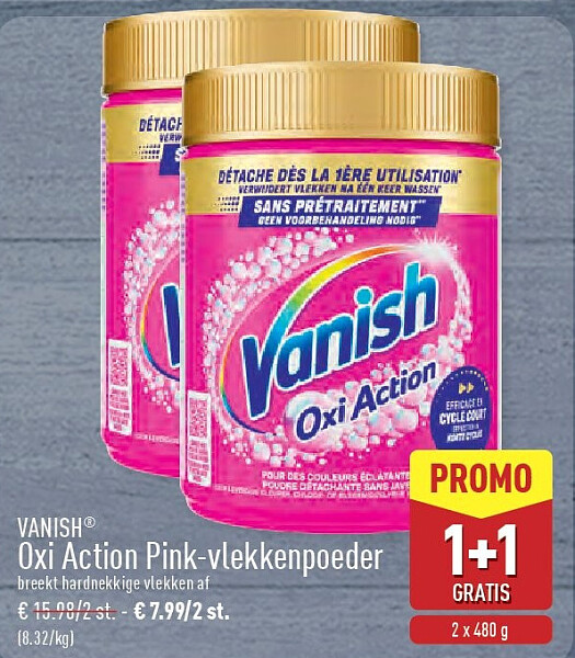 Oxi Action Pink-vlekkenpoeder