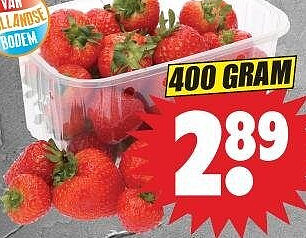 Hollandse aardbeien 400 gram