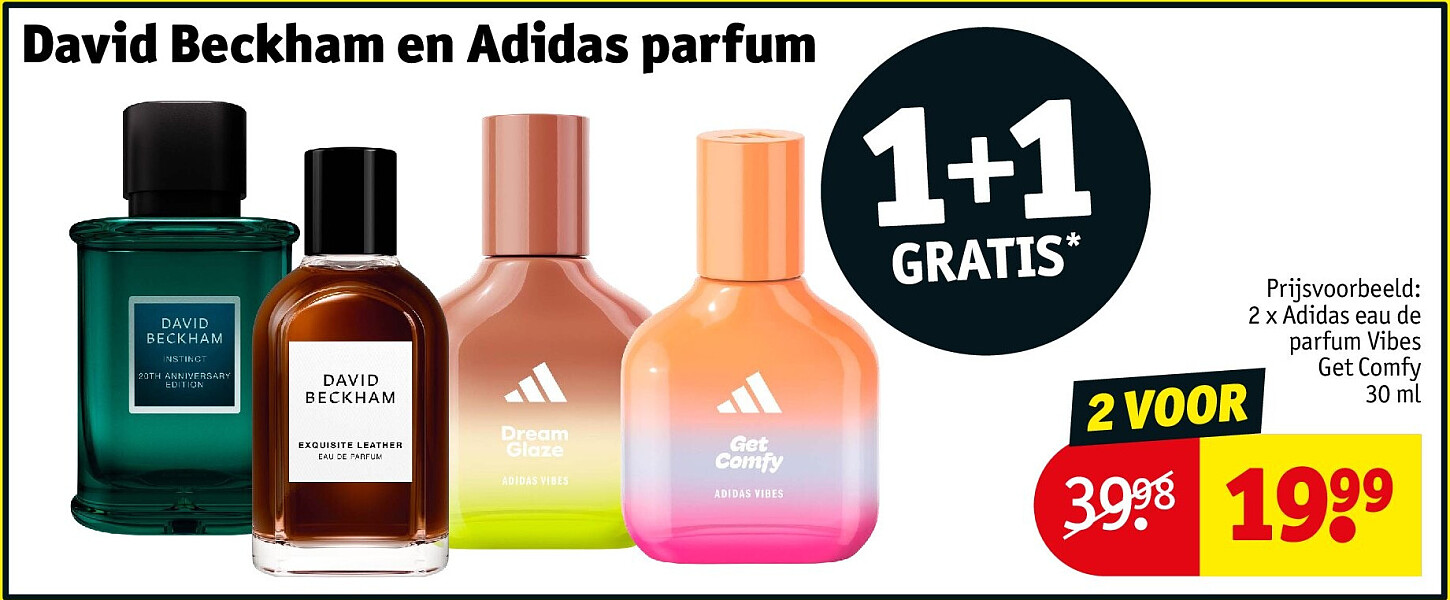 David Beckham en Adidas parfum