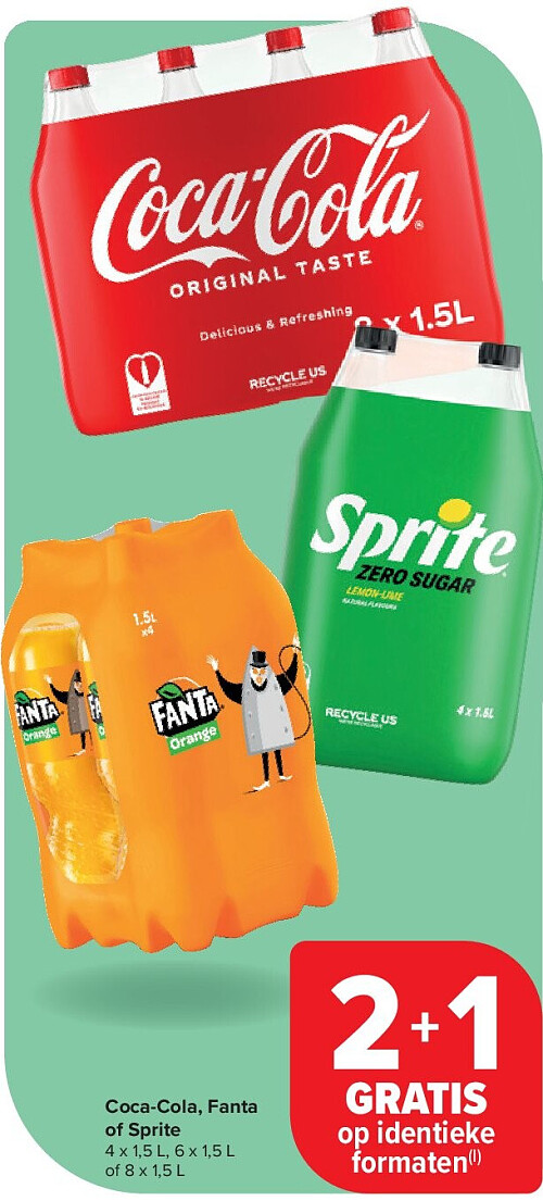 Coca-Cola, Fanta of Sprite