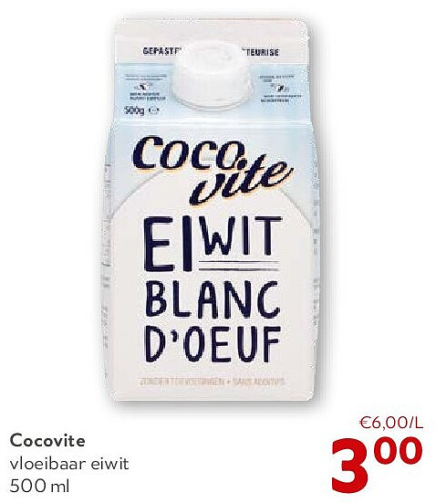 Cocovite vloeibaar eiwit 500 ml