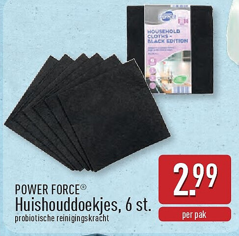 Huishouddoekjes, 6st.