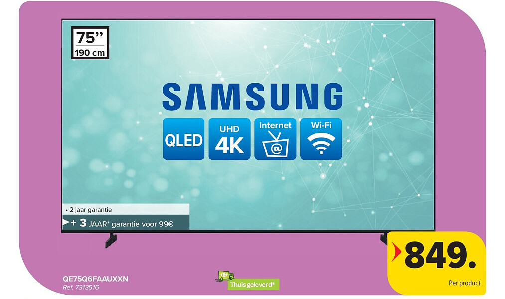 SAMSUNG QE75Q6FAAUXXN QLED TV