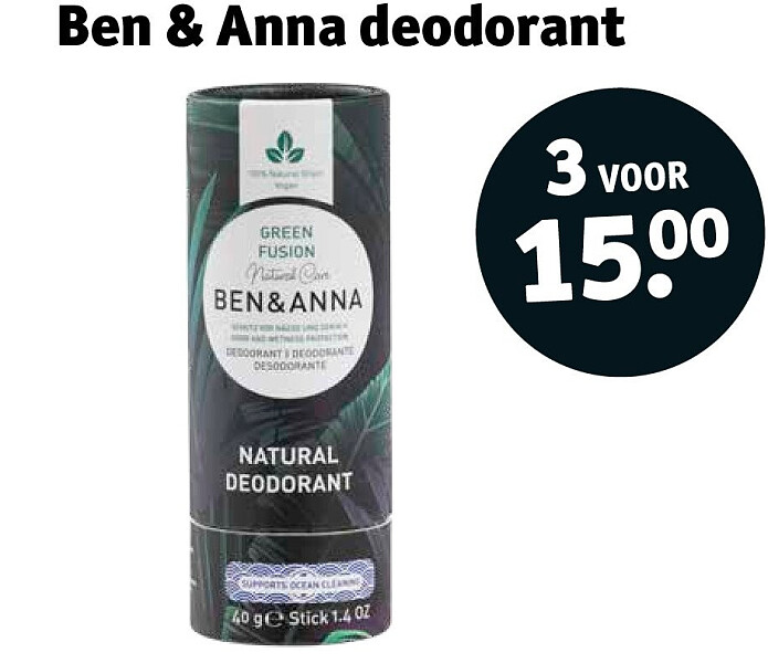 Ben & Anna deodorant