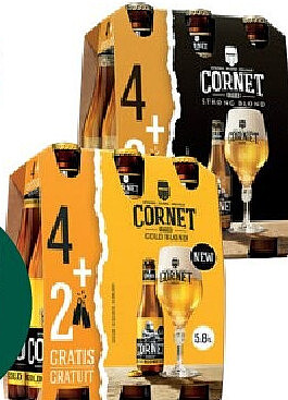 Cornet Gold Blond / Strong Blond 6 x 33 cl