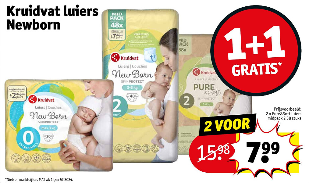 Kruidvat luiers Newborn