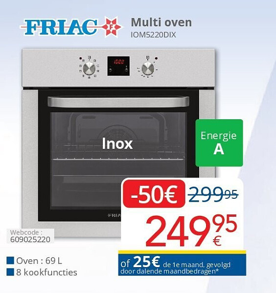 Friac Multi oven IOM5220DIX