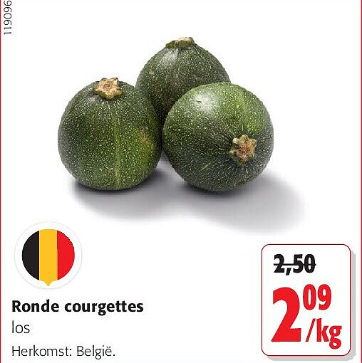 Ronde courgettes