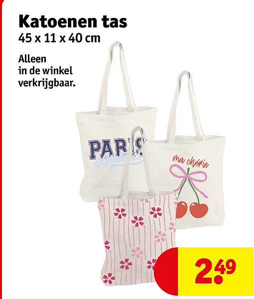 Katoenen tas