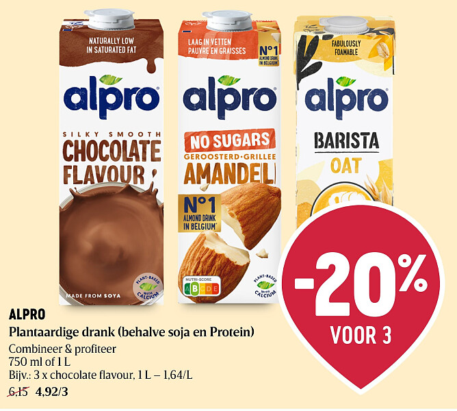 ALPRO Plantaardige drank (behalve soja en Protein)