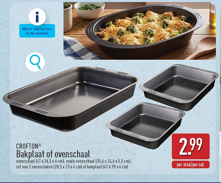 Bakplaat of ovenschaal