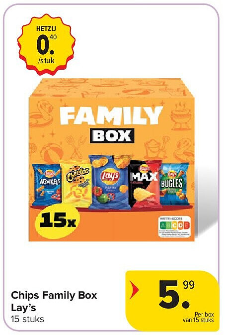 Chips Family Box Lay’s