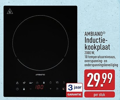 Inductie kookplaat