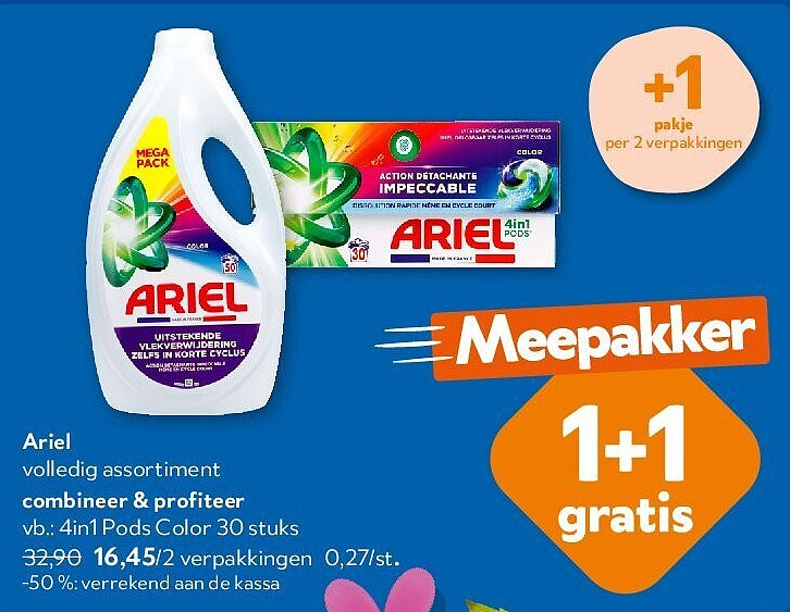 Ariel 4in1 Pods Color 30 stuks