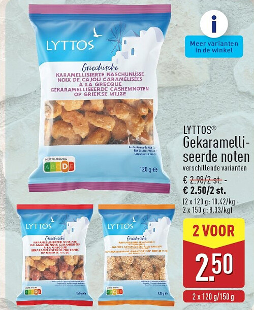 Gekaramelliseerde noten