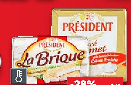 PRÉSIDENT Franz. Weichkäse