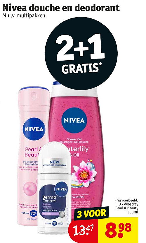 Nivea douche en deodorant
