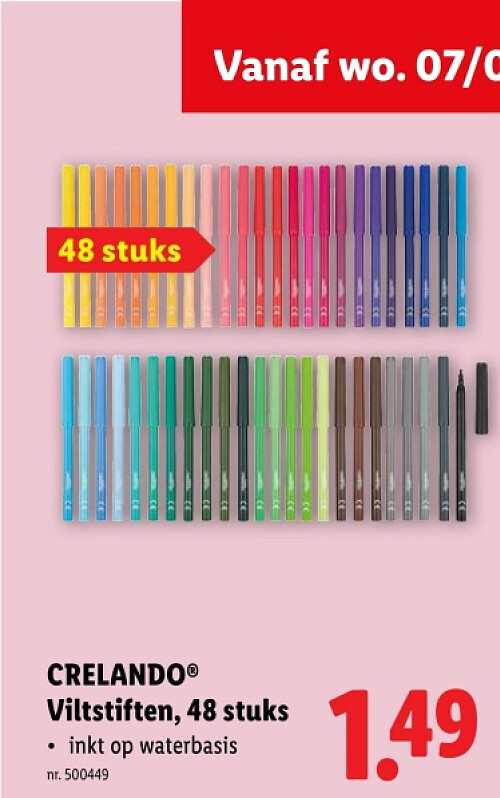 Viltstiften, 48 stuks